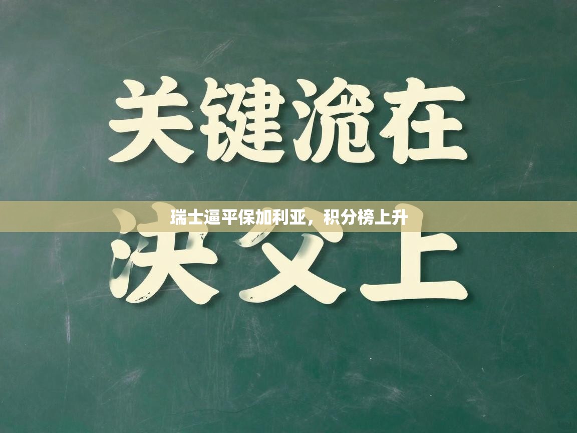 开云手机版-瑞士逼平保加利亚，积分榜上升  第4张